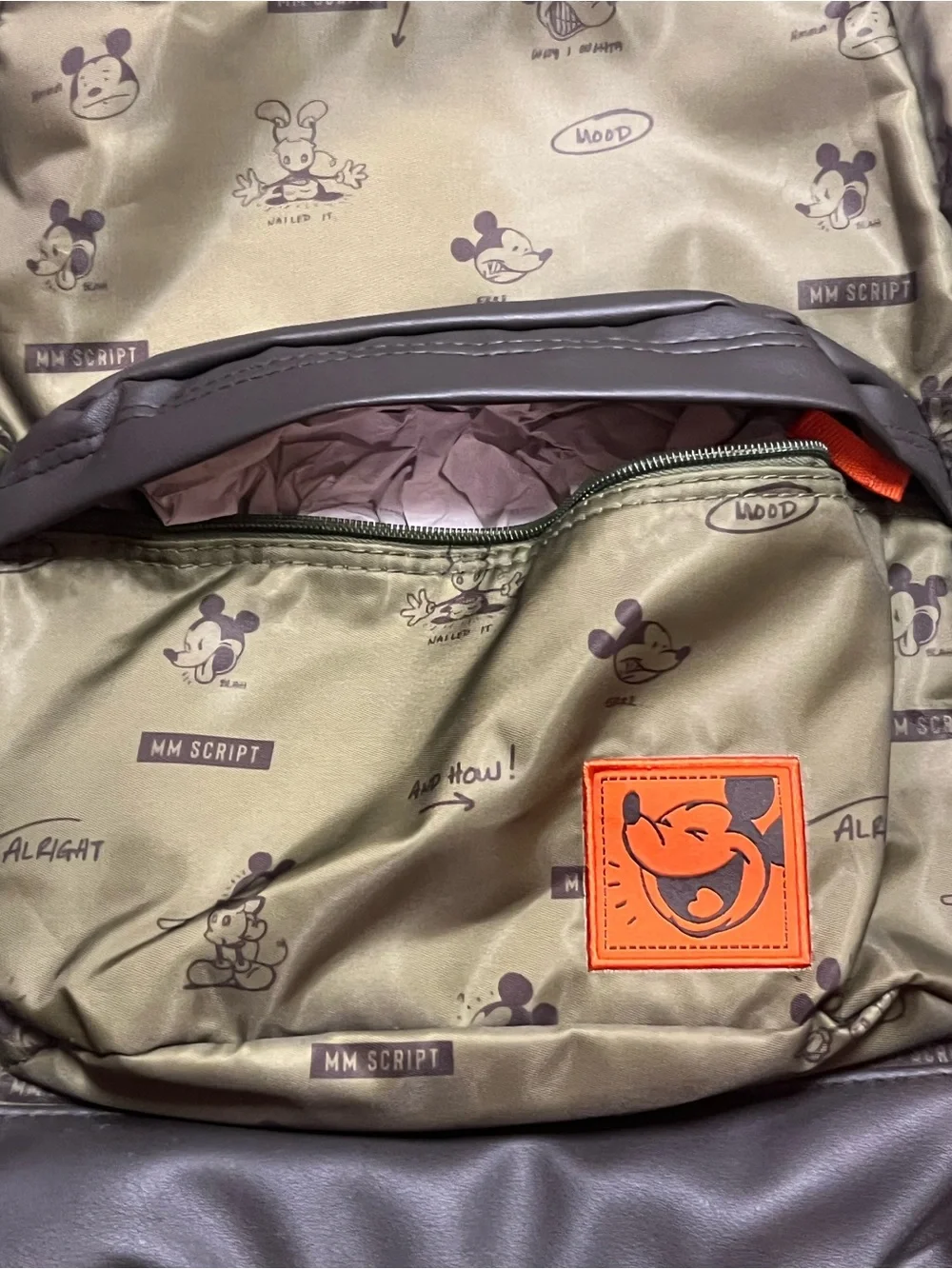 Disney MM Script Backpack by Bret Iwan